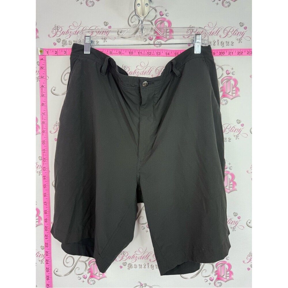 FJ shorts Black Flat-Front Men's Shorts